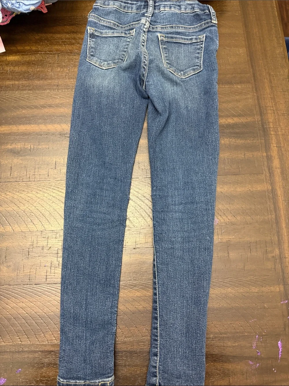 GAP Women's Skinny Faded Blue Stretch Jeans